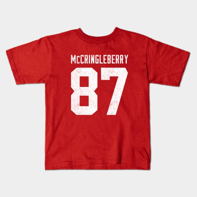 McCringleberry 87 Kids T-Shirt by BodinStreet